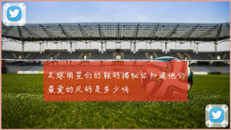足球明星们的鞋码揭秘你知道他们最爱的尺码是多少吗